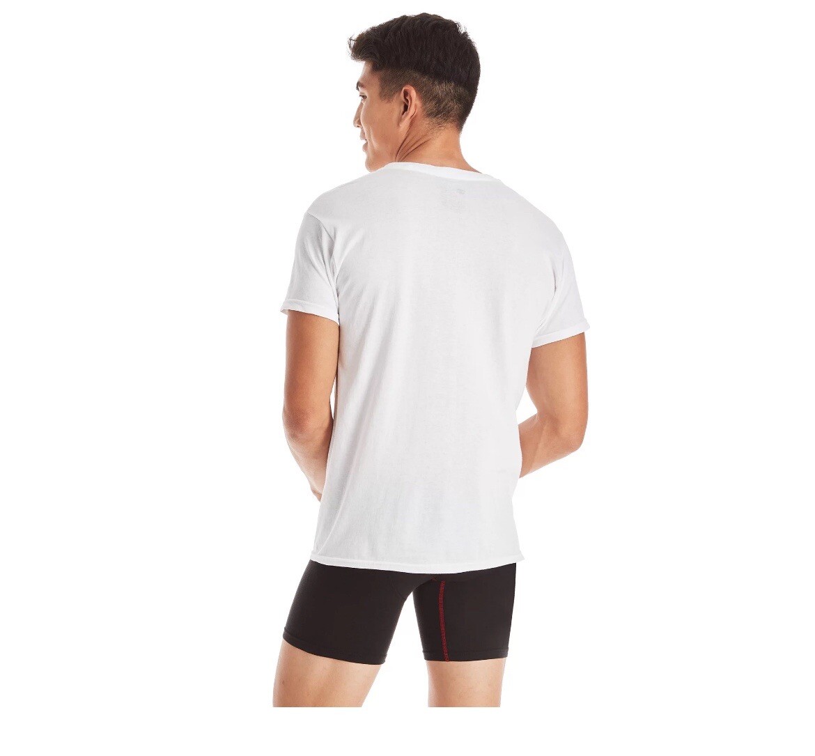 Hanes 2135Z0 T-Shirt for Men, Size L - White gallery