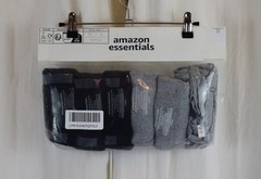 Amazon Essentials 6 PACK Mens Lightweight Tank Undershirts Black/Gray Size M