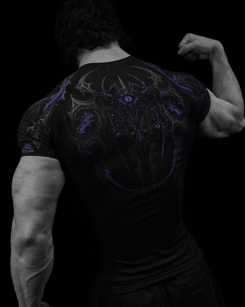 Breathedivinity High Bounce tight training fitness T-shirt
