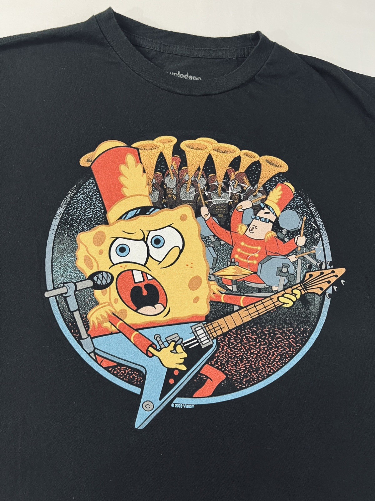 Nickelodeon SpongeBob Square Pants Black T shirt Men's Medium Short Sleeve 2023 gallery
