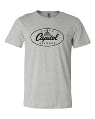 Capitol Records Company Logo Men’s Black T-Shirt Size S to 5XL Fast Shipping!