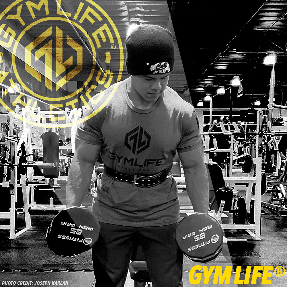 Gym Life® BLANK Tee Men's Athletic T-Shirt Work Out Exercise Fitness Shirt Black gallery