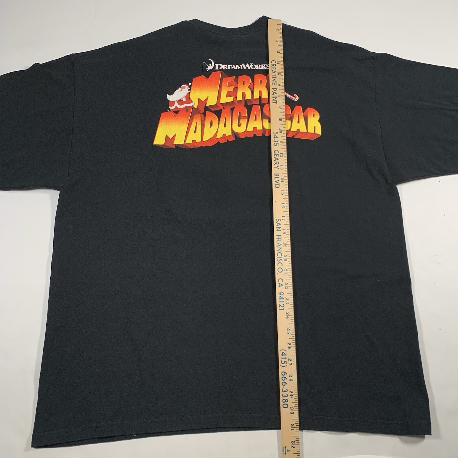 Merry Madagascar Movie Promo T-Shirt Mens 2XL ICE Christmas 2011 Dreamworks gallery