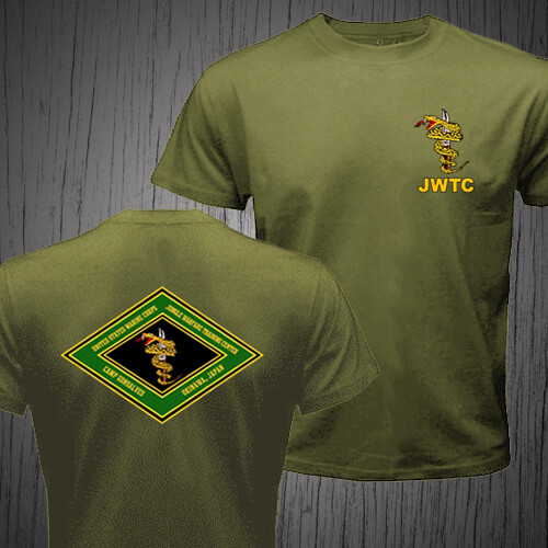 US Army Marines Special Force Jungle Warfare Okinawa Camp Gonsalves JWTC T-shirt gallery