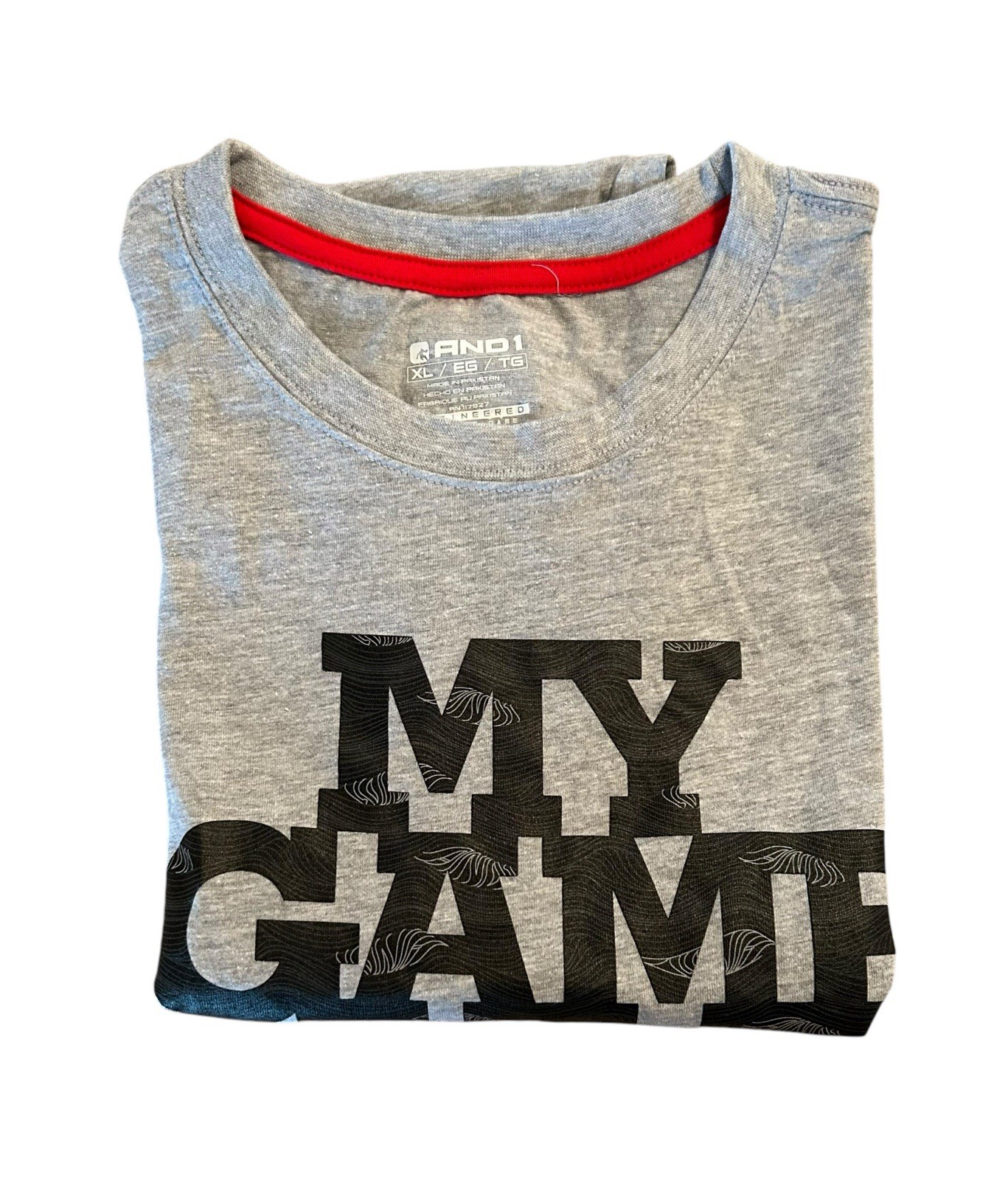NEW With Tags AND1 Basketball Retro Style Gray Graphic T-Shirt Men’s XL gallery