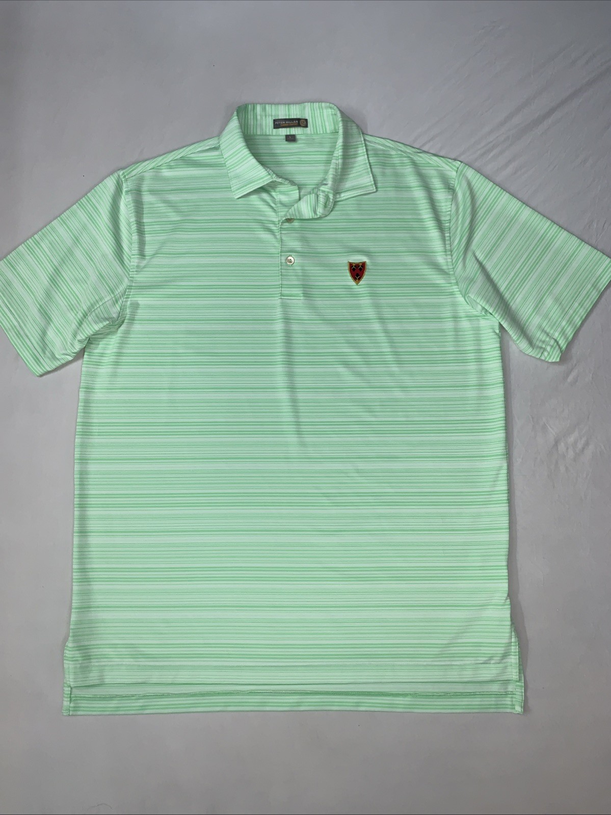 Peter Millar Men’s E4 Summer Comfort Golf Polo Shirt Stretch Wicking Size Large