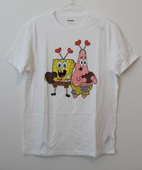 Old Navy Mens Spongebob & Patrick Graphic T-shirt White Multi-Size NWT