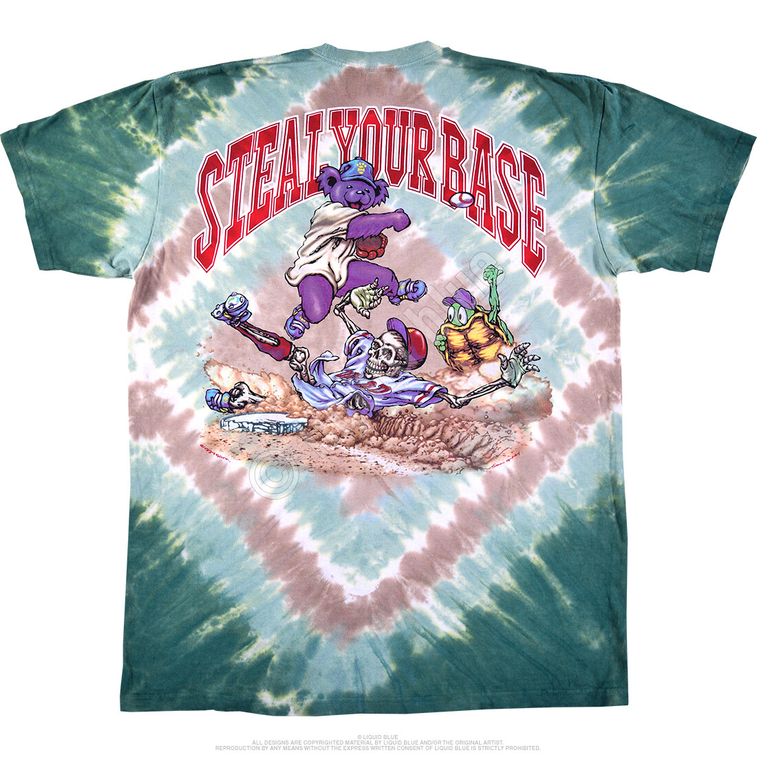 GRATEFUL DEAD-SPRING TRAINING-BEARS,TERAPIN-TIE DYE T-SHIRT S,M,L,XL,XXL Garcia gallery