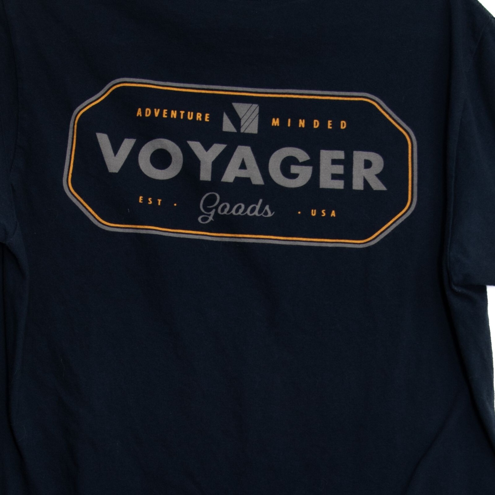 Voyager Goods Black Graphic Logo T-Shirt Mens Size M Cotton gallery