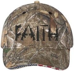 Faith Guns 2nd Amendment Embroidered Camo Structured Adjustable Hat