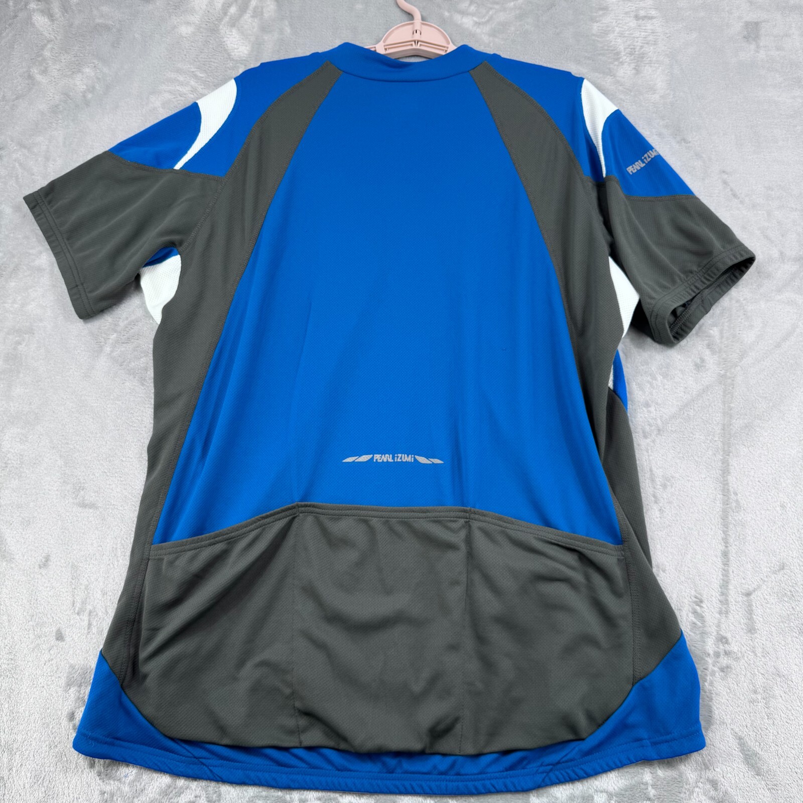 Pearl Izumi Cycling Shirt Select Men's 2XL Blue Short Sleeve Zip gallery