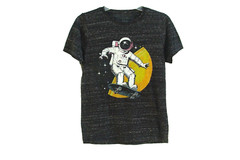 Astronaut Skateboard Space T-Shirt Size M Novelty Tee EXCELLENT Preowned