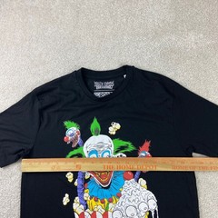 RSVLTS Killer Klowns From Outer Space Mens S Black Popcorn Graphic T-Shirt