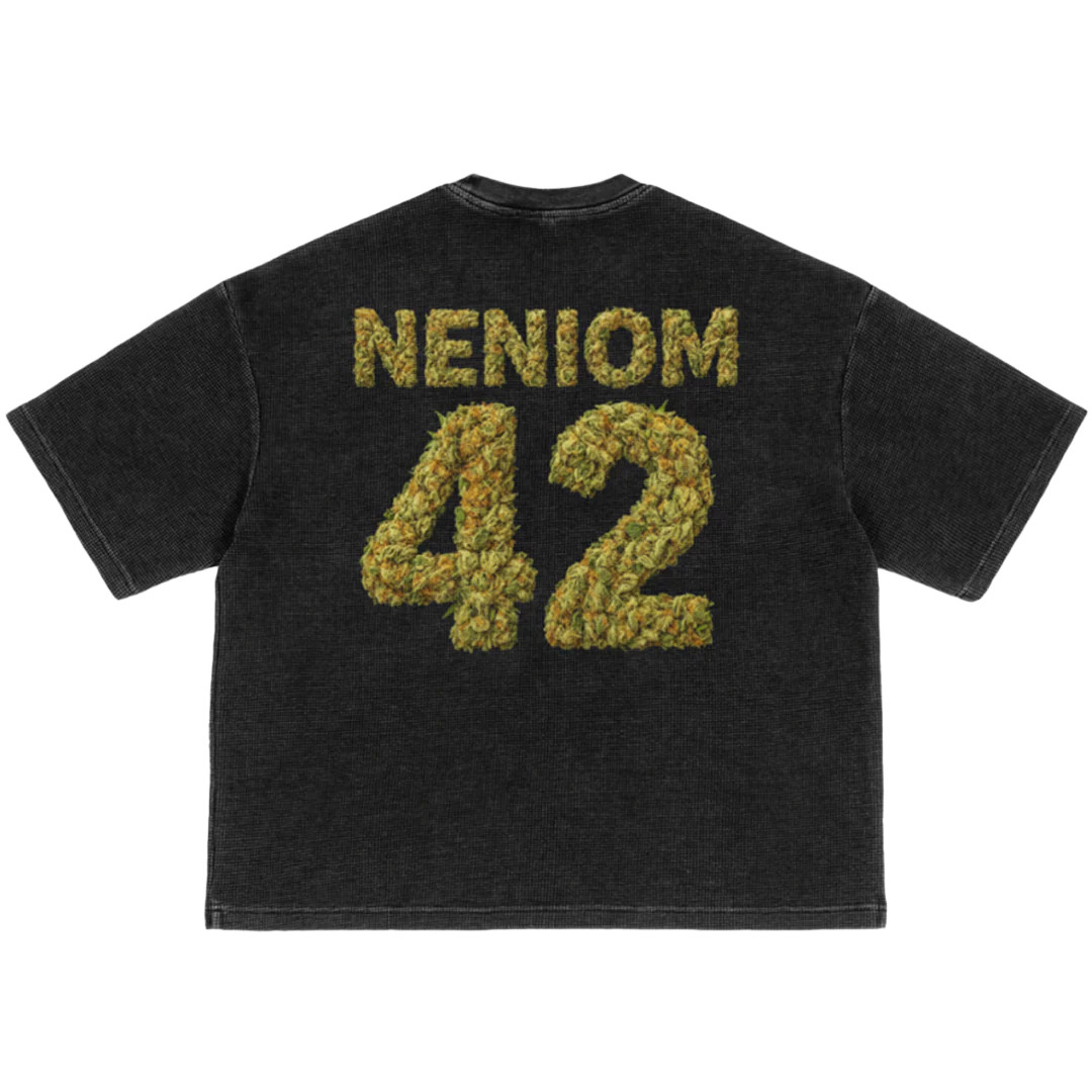 Luck Light Up Pack Waffle-Texture Washed Boxy T-Shirt