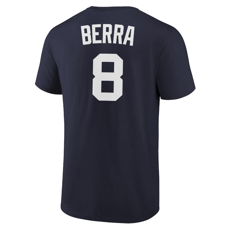 Yogi Berra T-Shirt New York Yankees Player Name and Number Soft Jersey Tee gallery