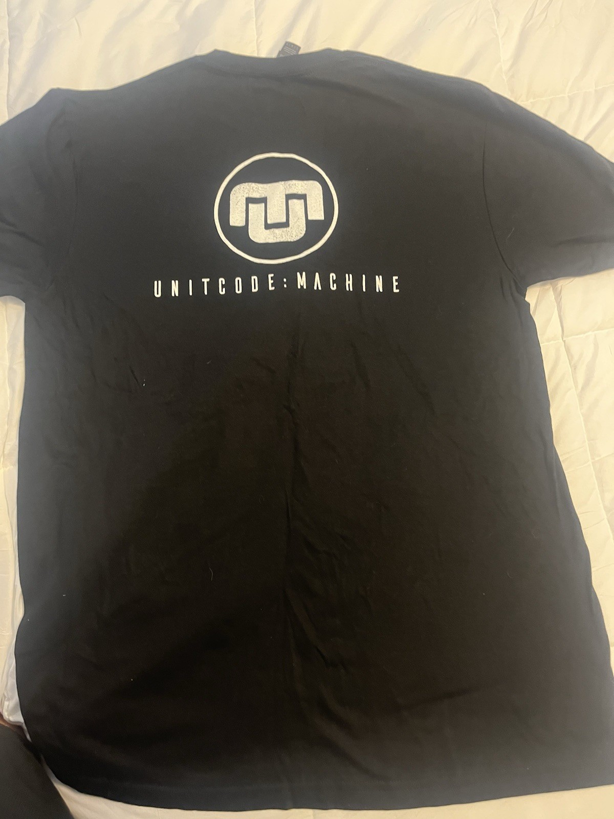Unitcode: Machine Concert shirt Black Graphic Tee Mens L Double-Sided gallery