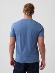 Gap Shirt Mens Medium Blue Everyday Soft Original Pocket Crew Tee $25 MSRP NWT M
