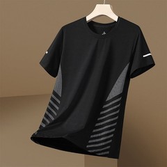 Lightweight Ice Silk T Shirt for Men Perfect for Sports and Outdoor Activities