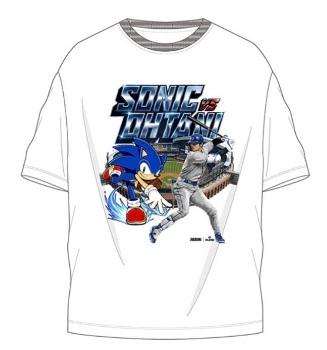 Sonic x MLB Players OHTANI SHOHEI Batter Print T-Shirt SEGAstore Exclusive