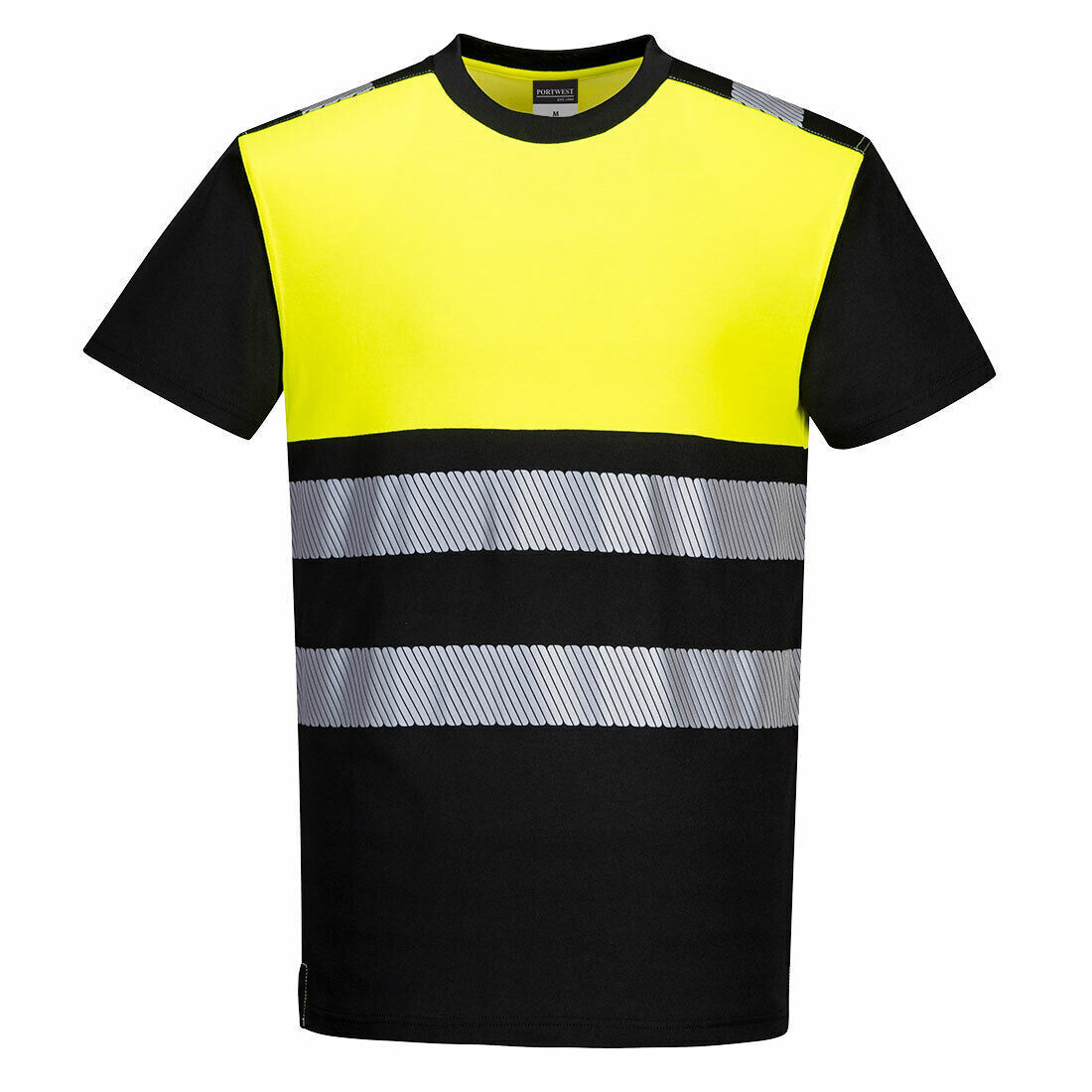 Men's Hi Vis T-Shirt PW311 Reflective High Viz Fluorescent MoistureWicking Shirt gallery