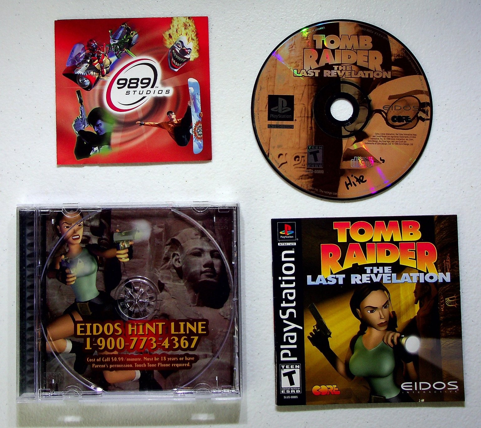 Tomb Raider: The Last Revelation PlayStation 1 Video Game Action Classic