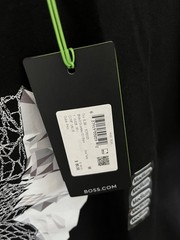 100% Authentic Hugo BOSS Men’s Black Graphic Stretch T-Shirt Size M NWT MSRP $89