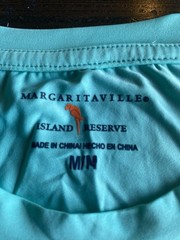 Margaritaville Island Reserve Men’s M Long Sleeve T-Shirt Seafoam Green