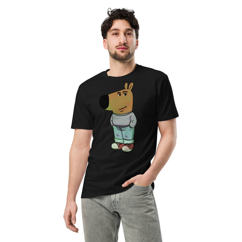 Chill Guy Meme Front and Back Graphic Tee T-shirt 100% Cotton gallery