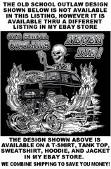 Shake Rattle Roll Model A Coupe Greaser Street Rod Blown Hemi Skull T-shirt W531