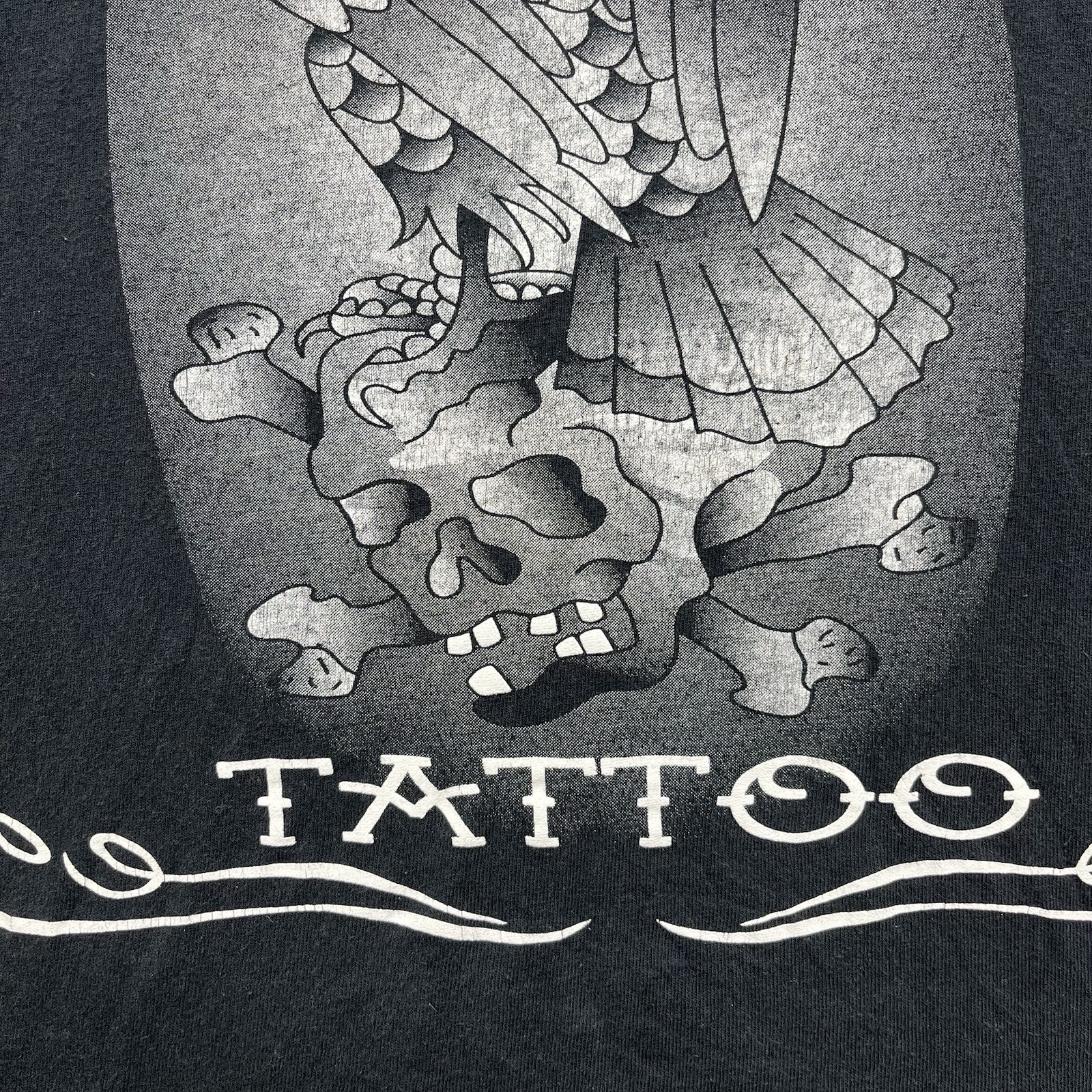 Mens Small Redemtion Tattoo Black T-Shirt Grunge Goth Punk Skull Eagle Gildan gallery