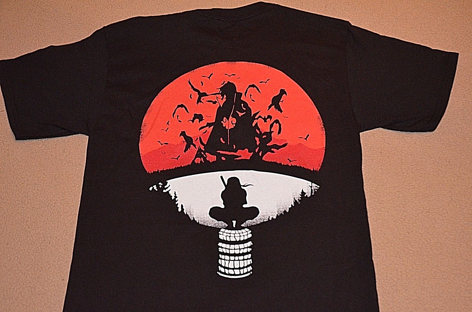 NARUTO Uchiha Clan Symbol Mash up Itachi T Shirt S M L XL ONLY Manja anime NEW gallery
