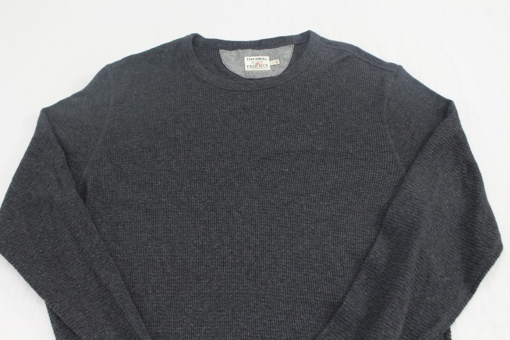 Faherty Cloud Waffle Shirt Mens Large Thermal Pullover Cotton Long Sleeve gallery
