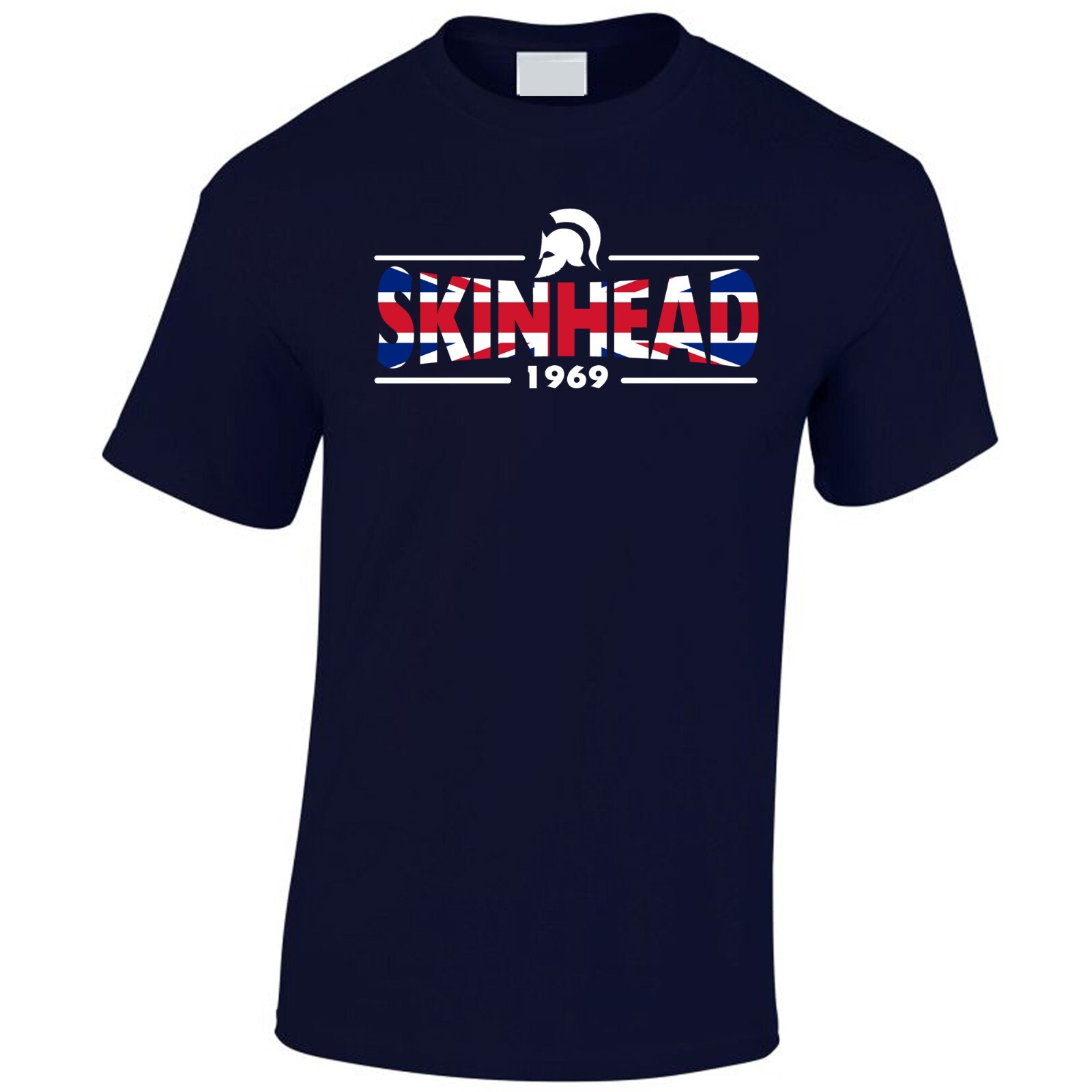 Skinhead T-Shirt Union Jack Reggae Ska 2-Tone 1969 Trojan Warrior British gallery