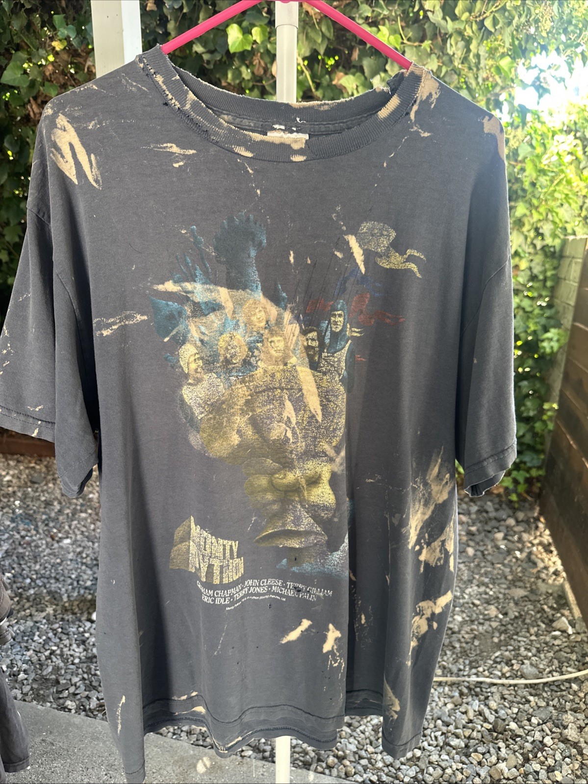 1990s Vintage Monty Python and The Holy Grail Movie Promo T-Shirt Large gallery
