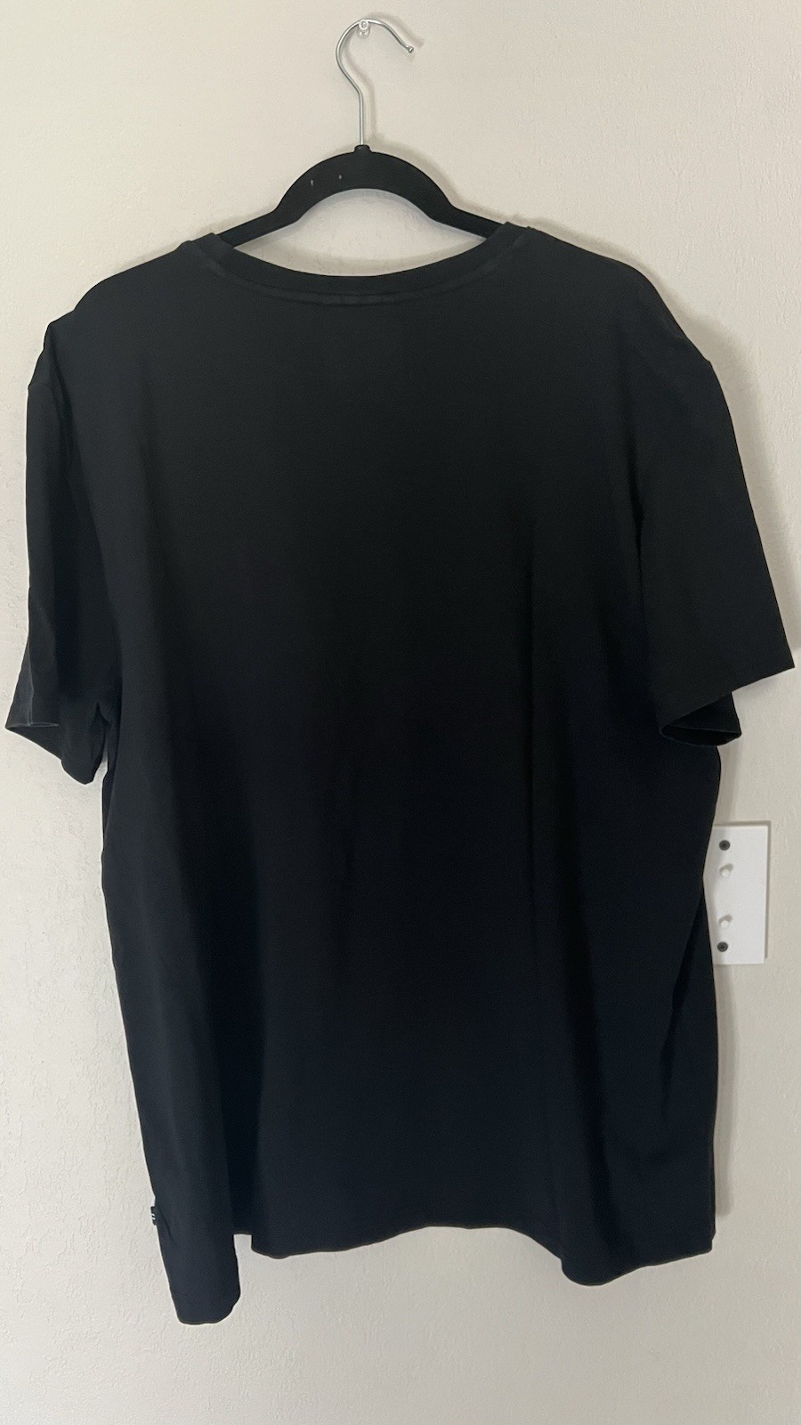 Nautica Deck T-Shirt Mens XXL Black Active Stretch Pocket Crewneck Cotton Tee gallery