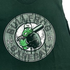 Bullfrog Baseball 2002 Sleeveless Customized Cut-Off T-Shirt Green Men’s L