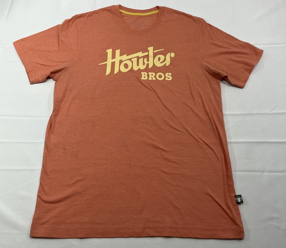 Howler Bros Mens Medium Electric Tee Coral Heather T Shirt Casual Outdoors gallery