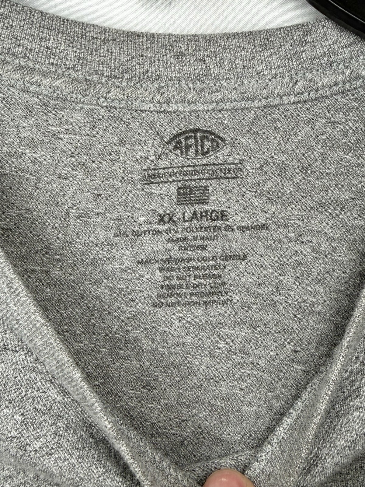 AFTCO Any Fish Any Water L/S Fishing Shirt / Heather Gray / Men’s Size XXL gallery