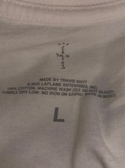 Travis Scott LAFD Tee L Cream Los Angeles Fire Depart CA Wildfire Response NEW