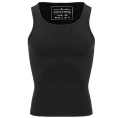 Men Belly Boobs Compression Vest T-Shirt Body Shaper Shapewear Slimming Tank Top