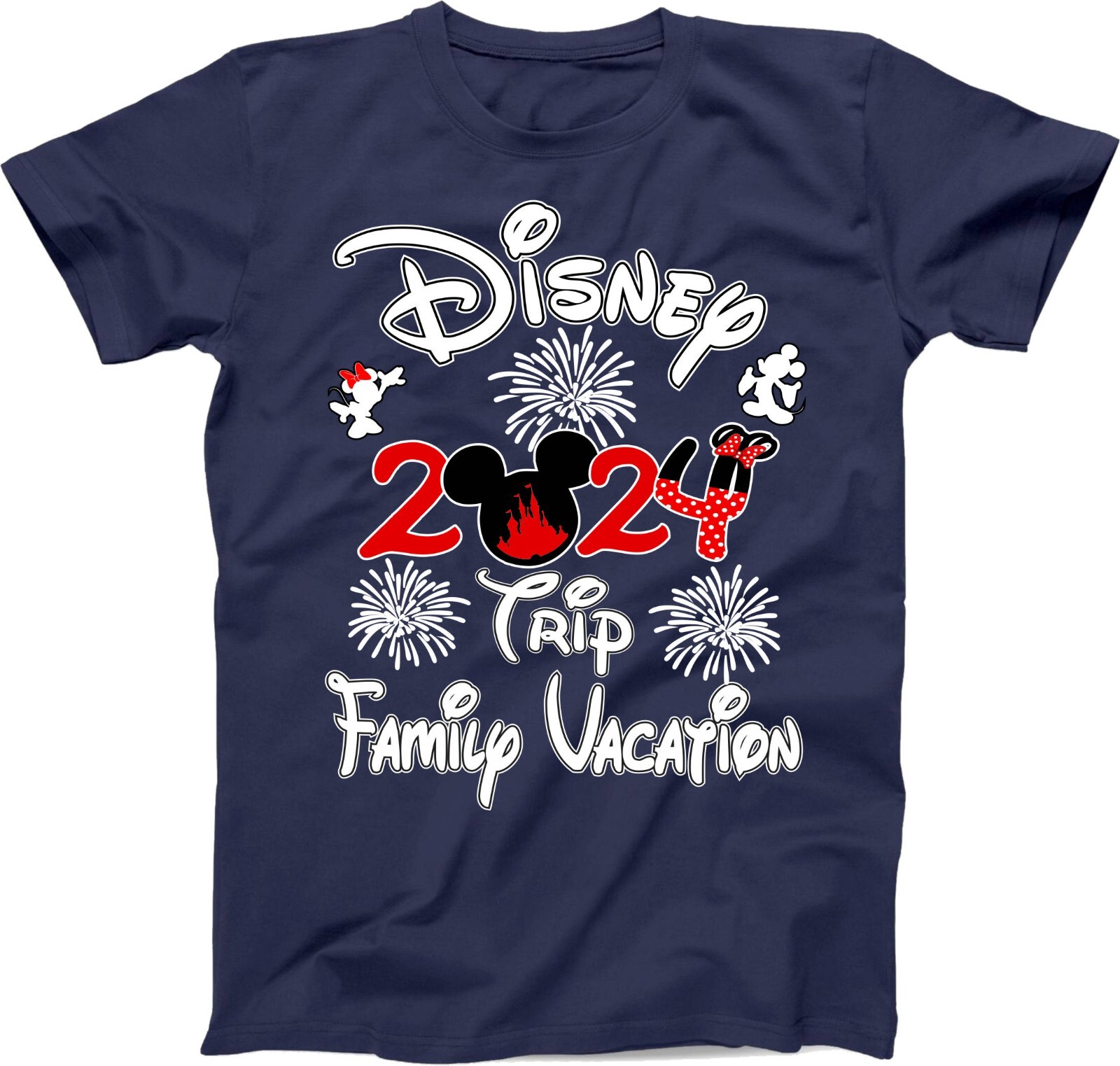 Disney Family Vacation 2024 fire works, Mickey, Minnie, Family Trip, Squad gallery