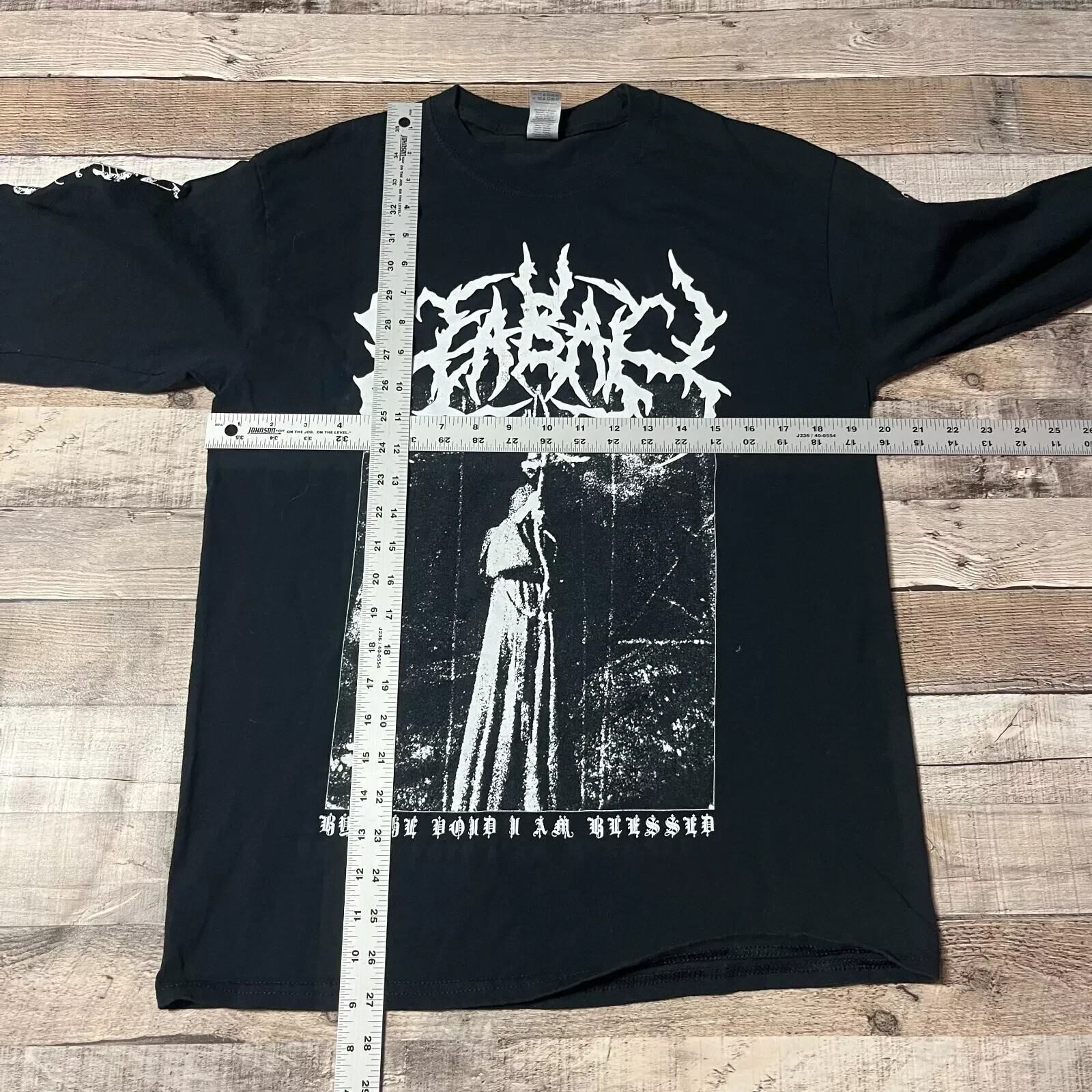 Cabal Shirt Medium Black Nothingness In The Void I Am Blessed Death Core Metal gallery
