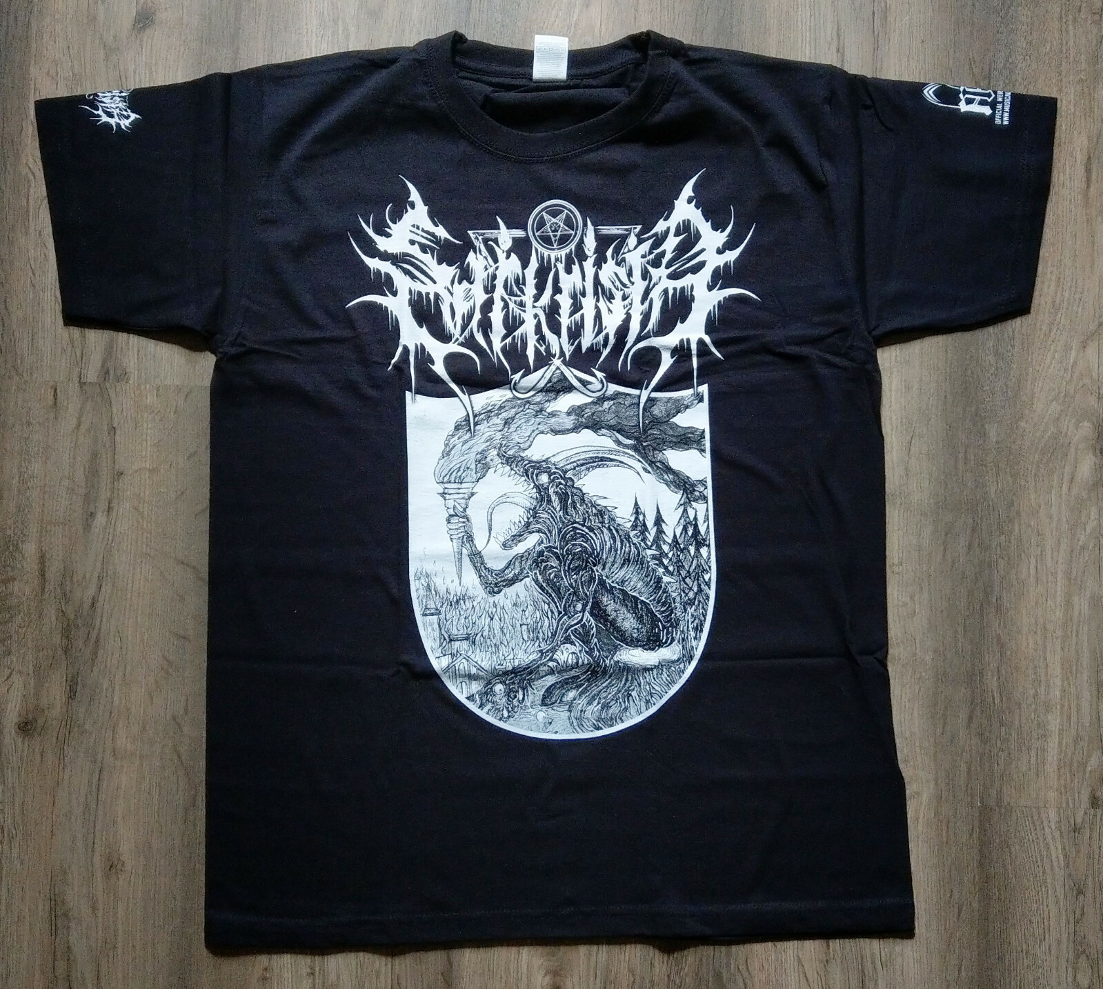 SARKRISTA - Black Devouring Flames (T-Shirt / Longsleeve / Sleeveless) gallery