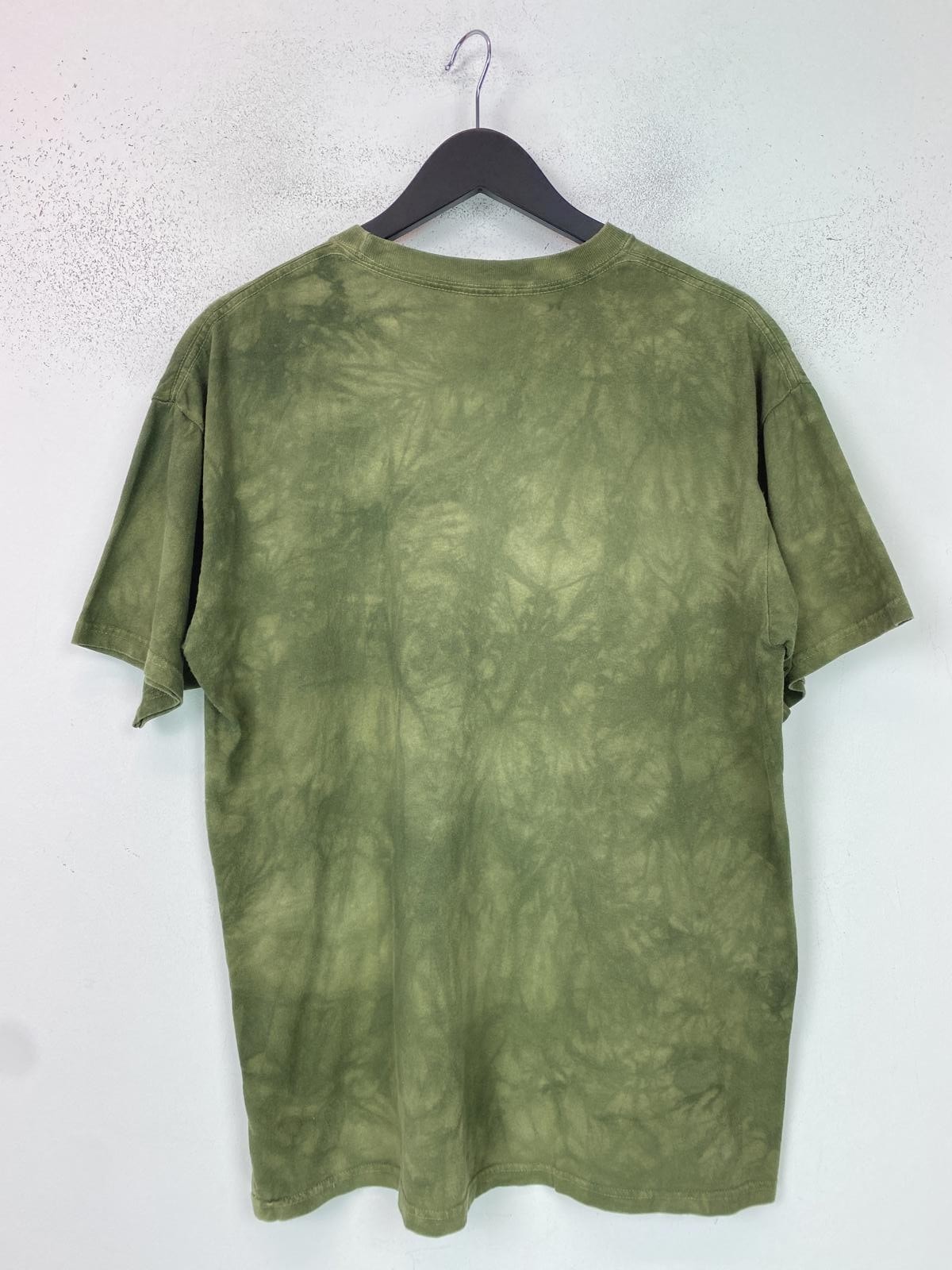 The Mountain Green Graphic T Shirt Animal Print Crew Neck Short Sleeve L gallery