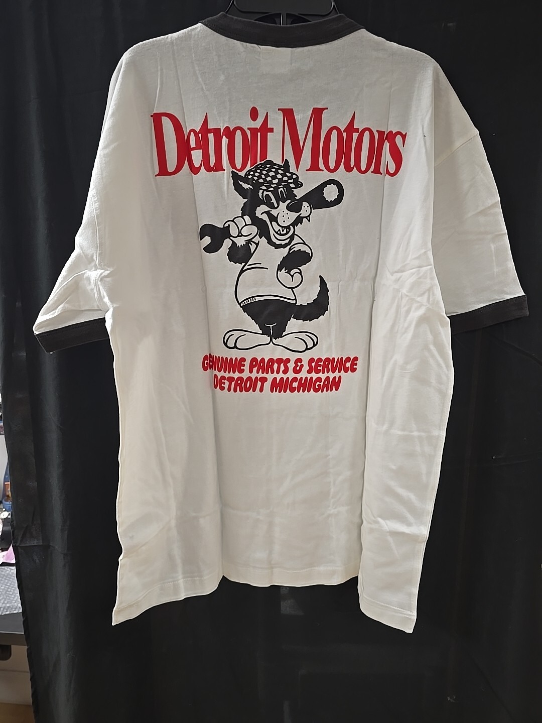 Cotton On Detroit Motors Genuine Parts & Service Tee White Sz. SMALL NEW gallery