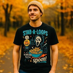 Cereal Halloween Characters Tee – Stab-A-Loops (XXL)
