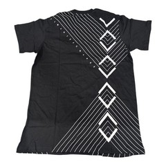 ARMANI EXCHANGE Black White INVERTED Short Sleeve Slim Fit Designer T-shirt NWT