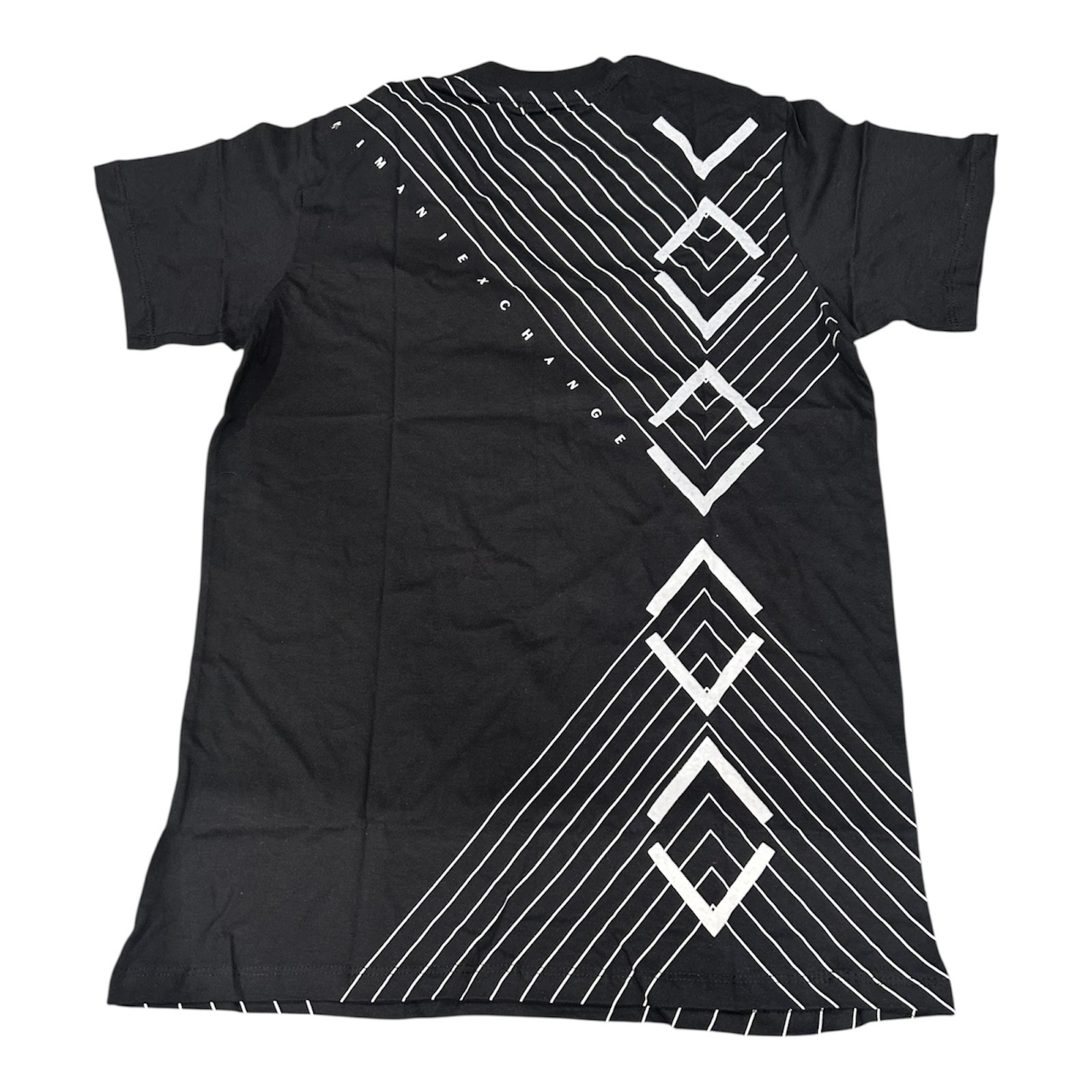 ARMANI EXCHANGE Black White INVERTED Short Sleeve Slim Fit Designer T-shirt NWT gallery