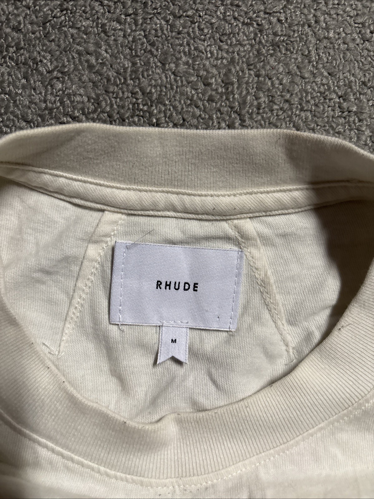 Rhude Saint Croix T Shirt Medium Cream Virgin Islands Tee gallery