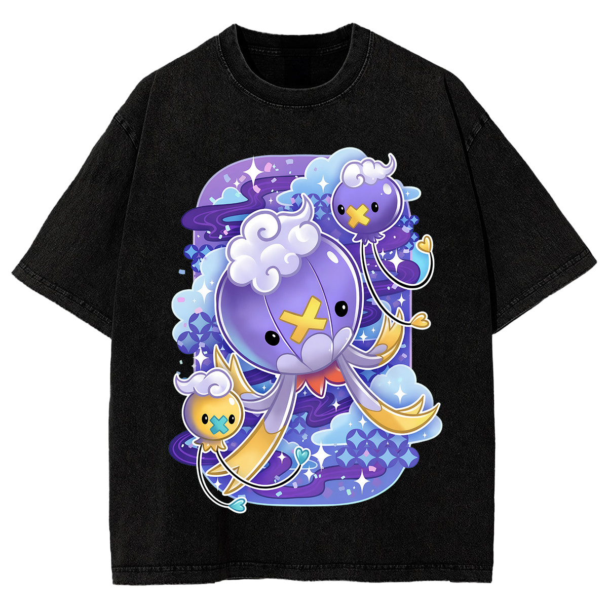 Distressed Drifloon Drifblim Anime T-Shirt gallery